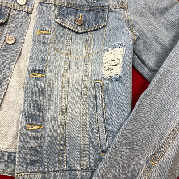 Distressed Denim Jacket - Picture 7 of 7